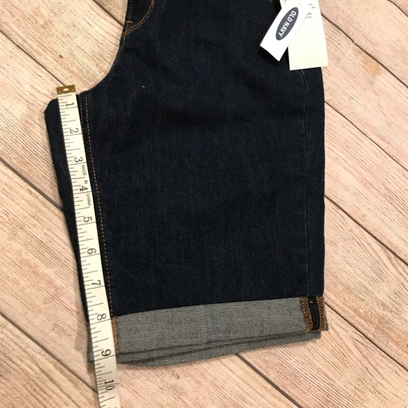 NWT Mid-Rise Slim Bermuda Jean Shorts Size 0 - Picture 8 of 8